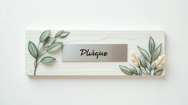 Plaque pvc personnalisée : par ou commencer